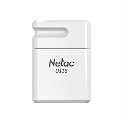 Флеш-диск 32 GB NETAC U116, USB 2.0, белый, NT03U116N-032G-20WH - фото 11582200