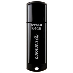 Флеш-диск 64 GB TRANSCEND Jetflash 700 USB 3.0, черный, TS64GJF700 101010513178 - фото 11582343