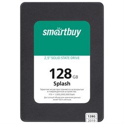 Твердотельный накопитель SSD SMARTBUY Splash 128GB, 2,5", SATA III, черный, SBSSD-128GT-MX902-25S3 - фото 11582374