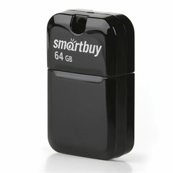 Флеш-диск 64 GB, SMARTBUY Art, USB 2.0, черный, SB64GBAK 101010513611 - фото 11582545