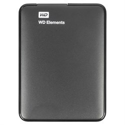 Внешний жесткий диск WD Elements Portable 2TB, 2.5", USB 3.0, черный, WDBU6Y0020BBK-WESN - фото 11582555