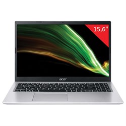 Ноутбук Acer Aspire 3 A315-35 15,6", Celeron N4500 4 Gb, SSD 256 Gb, NO DVD, no OS, серебряный, NX.A6LEX.00Z - фото 11583686