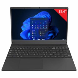 Ноутбук IRU Калибр 15TLG 15,6", Core i3 1115G4 16 Gb, SSD 512 Gb, NO DVD, DOS, черный, 1977275 - фото 11583808