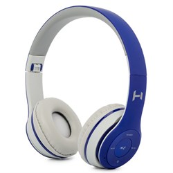 Наушники Harper HB-212 blue (накладные, Bluetooth 5.0, беспроводные, складная конструкция) - фото 5656446