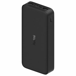 Аккумулятор внешний 20000 mAh, XIAOMI Redmi Fast Charge Power Bank, БЫСТРАЯ ЗАРЯДКА, 2 USB, литий-полимерный, VXN4304GL - фото 9975385