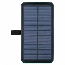 Аккумулятор внешний POWER BANK 10000 mAh, CACTUS CS-PBFSPT-10000, 2 USB, солнечная батарея, 1205749 - фото 9975402