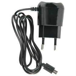 Зарядное устройство сетевое (220 В) RED LINE TCP-1A, кабель micro USB 1 м, выходной ток 1 А, черное, УТ000010348 - фото 9975491