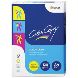 Бумага COLOR COPY, А4, 120 г/м2, 250 л., для полноцветной лазерной печати, А++, Австрия, 161% (CIE) 101010110712 - фото 9977536