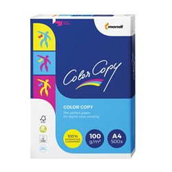 Бумага COLOR COPY, А4, 100 г/м2, 500 л., для полноцветной лазерной печати, А++, Австрия, 161% (CIE), A4-33709 101010110346 - фото 9977579