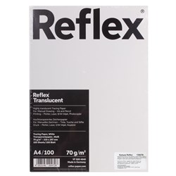 Калька REFLEX А4, 70 г/м, 100 листов, Германия, белая, R17118 - фото 9979203