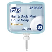 Картридж с жидким мылом-гелем одноразовый TORK (Система S2) Premium, 0,475 л, 420602 101010602958