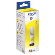 Чернила EPSON 103 (C13T00S44A) для СНПЧ EPSON L3100/L3101/L3110/L3150/L3151/L1110, желтые, ОРИГИНАЛЬНЫЕ 101010363193