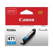 Картридж струйный CANON (CLI-471С) PIXMA MG5740/MG6840/MG7740, голубой, оригинальный, ресурс 311 стр., 0401C001 101010362262