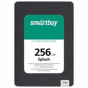 Твердотельный накопитель SSD SMARTBUY Splash 256GB, 2,5", SATA III, черный, SBSSD-256GT-MX902-25S3 101010513606