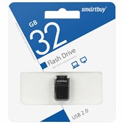 Флеш-диск 32 GB, SMARTBUY Art, USB 2.0, черный, SB32GBAK 101010513610