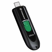 Флеш-диск 256GB TRANSCEND JetFlash 790C, разъем USB Type-С, черный/зеленый, TS256GJF790C 101010513651