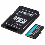 Карта памяти microSDXC 64GB KINGSTON Canvas Go Plus UHS-I U3, 170 Мб/с (class 10), SDCG3/64GB 101010513645