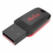 Флеш-диск 8GB NETAC U197, USB 2.0, черный, NT03U197N-008G-20BK