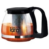Заварочный чайник LARA LR06-07 (700 мл, стальной съемный фильтр)