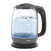 Чайник CENTEK CT-0034 Gray Vancouver (1.8л, стекло, LED-подсветка)