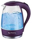 Чайник CENTEK CT-0042 Violet (1.8л, стекло, LED-подсветка)