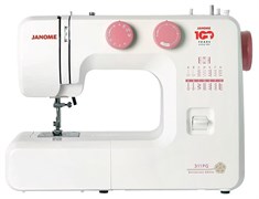 Швейная машина Janome 311PG (15 операций, петля автомат, вертик.челнок, работа с грубыми тканями)
