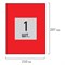 Этикетка самоклеящаяся 210х297 мм, 1 этикетка, красная, 80 г/м2, 50 листов, STAFF, 115229 - фото 10004918