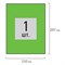 Этикетка самоклеящаяся 210х297 мм, 1 этикетка, зеленая, 80 г/м2, 50 листов, STAFF, 115230 - фото 10004924