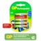 Батарейки аккумуляторные GP, AAA (HR03), Ni-Mh, 930 mAh, 4 шт. (ПРОМО 3+1), блистер, 100AAAHC3/1 - фото 10123642