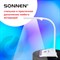 Настольная лампа-светильник SONNEN OU-147, подставка, светодиодная, 5 Вт, белый/фиолетовый, 236672 - фото 11388241