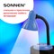 Настольная лампа-светильник SONNEN OU-203, на подставке, цоколь Е27, синий, 236677 - фото 11388360