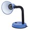 Настольная лампа-светильник SONNEN OU-203, на подставке, цоколь Е27, синий, 236677 - фото 11388363