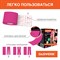 Кинезио тейп/лента для лица и тела, омоложение и восстановление, 5 см х 5 м, розовый, DASWERK, 680004 - фото 11444065