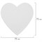 Холсты на магните в форме сердца НАБОР 4 шт., 7.5 см, 280 г/м2, 100% хлопок, BRAUBERG ART CLASSIC, 192334 - фото 11530067