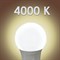 Лампа светодиодная SONNEN, 7 (60) Вт, цоколь Е27, груша, нейтральный белый свет, 30000 ч, LED A55-7W-4000-E27, 453694 - фото 11534941
