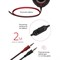 Наушники с микрофоном (гарнитура) DEFENDER Warhead G-185, проводные, 2 м, стерео, чёрно-красные, 64106 - фото 11579785