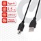 Кабель USB2.0 AM-BM, 1,5 м, SONNEN, медь, для подключения периферийных устройств - принтеров, сканеров, МФУ, плоттеров, черный, 513118 - фото 11580329