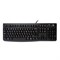 Клавиатура проводная LOGITECH K120, USB, 104 клавиши, черная, 920-002522 - фото 11580451