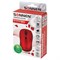 Мышь беспроводная SONNEN V-111, USB, 800/1200/1600 dpi, 4 кнопки, оптическая, красная, 513520 - фото 11581082