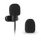 Микрофон-клипса SVEN MK-170, кабель 1,8 м, 58 дБ, пластик, черный, SV-014858 - фото 11581716