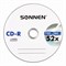 Диски CD-R SONNEN 700 Mb 52x Bulk (термоусадка без шпиля), КОМПЛЕКТ 50 шт., 512571 - фото 11581736