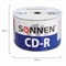 Диски CD-R SONNEN 700 Mb 52x Bulk (термоусадка без шпиля), КОМПЛЕКТ 50 шт., 512571 - фото 11581738