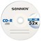Диск CD-R SONNEN, 700 Mb, 52x, бумажный конверт (1 штука), 512573 - фото 11581750