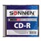 Диск CD-R SONNEN, 700 Mb, 52x, Slim Case (1 штука), 512572 - фото 11581793