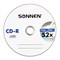 Диск CD-R SONNEN, 700 Mb, 52x, Slim Case (1 штука), 512572 - фото 11581796