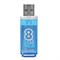 Флеш-диск 8 GB, SMARTBUY Glossy, USB 2.0, синий, SB8GBGS-B - фото 11582065
