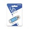 Флеш-диск 16 GB, SMARTBUY V-Cut, USB 2.0, металлический корпус, синий, SB16GBVC-B - фото 11582111