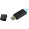 Флеш-диск 64GB KINGSTON DataTraveler Exodia, разъем USB 3.2, черный/бирюзовый, DTX/64GB - фото 11582149