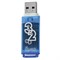 Флеш-диск 32 GB, SMARTBUY Glossy, USB 2.0, синий, SB32GBGS-B - фото 11582226