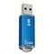 Флеш-диск 8 GB, SMARTBUY V-Cut, USB 2.0, металлический корпус, синий, SB8GBVC-B - фото 11582260